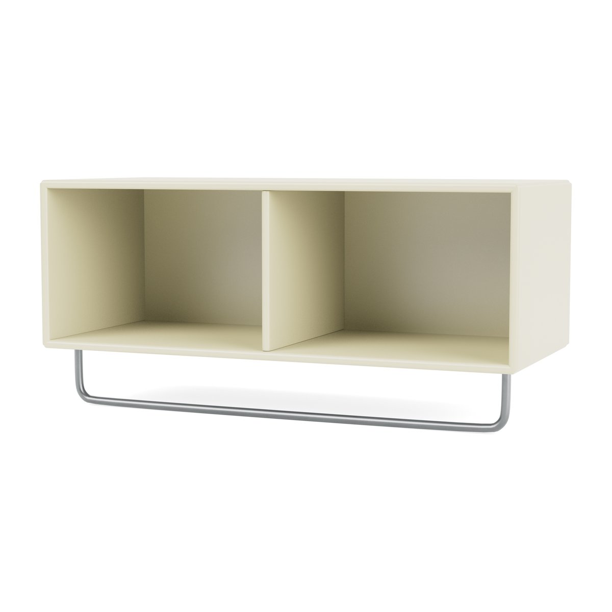 Montana COAT hat shelf with clothes rails Vanilla | Scandinavian Design | Hat Racks & Hat Shelves | Beige