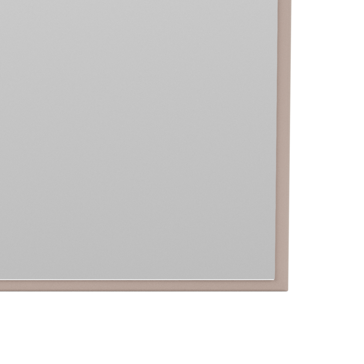 Montana Colour Frame mirror 46.8x46.8 cm Mushroom | Scandinavian Design | Wall mirrors | Beige