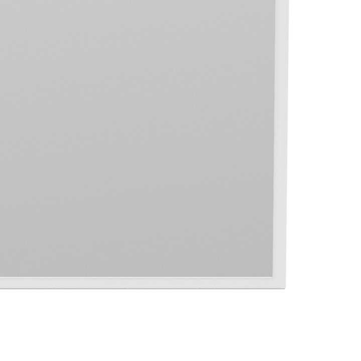 Colour Frame mirror 46.8x46.8 cm - White - Montana