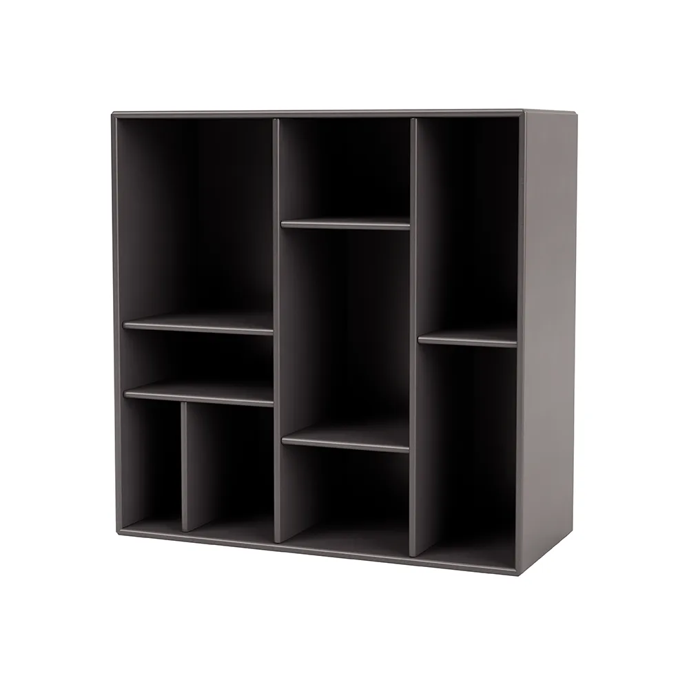 COMPILE decorative shelf 69.6x69.6 cm, Coffee 35 Montana