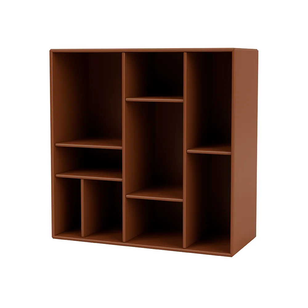 COMPILE decorative shelf 69.6x69.6 cm, Hazelnut 146 Montana