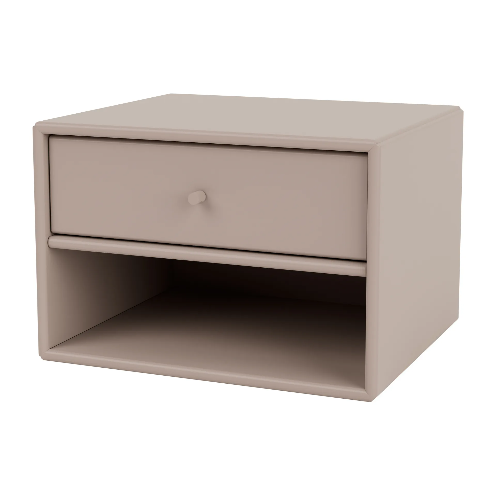 Dash bedside table, Mushroom 137, incl. suspension Montana