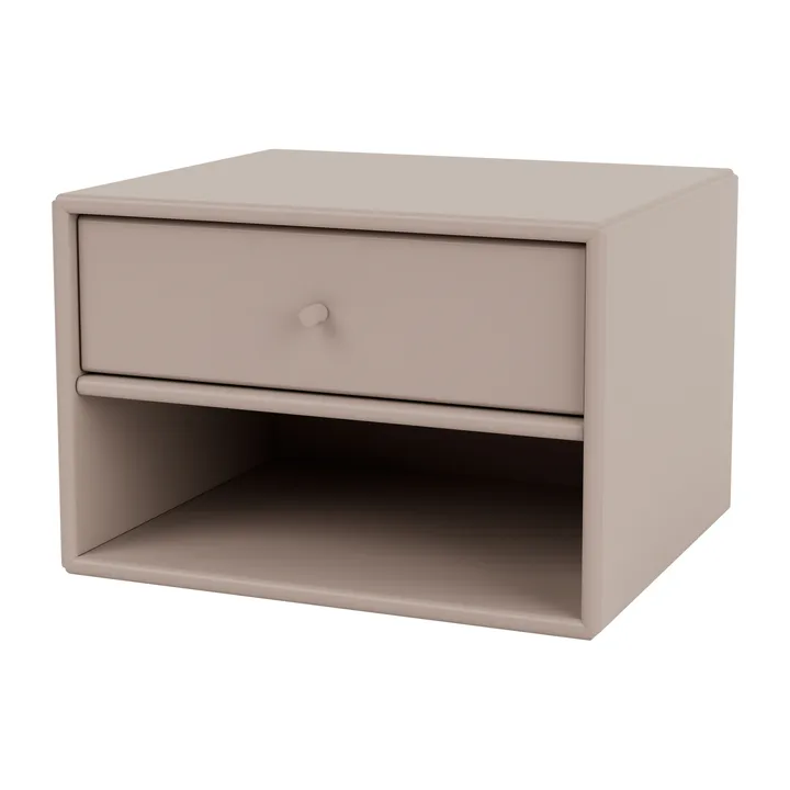 Dash bedside table - Mushroom 137, incl. suspension - Montana