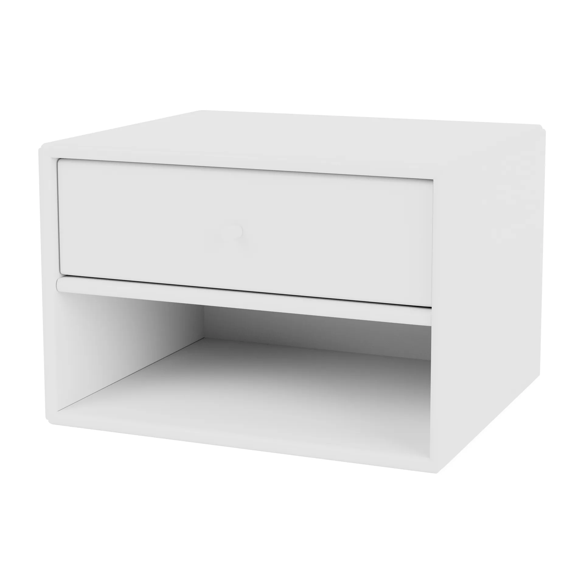 Dash bedside table, New white, incl. suspension Montana