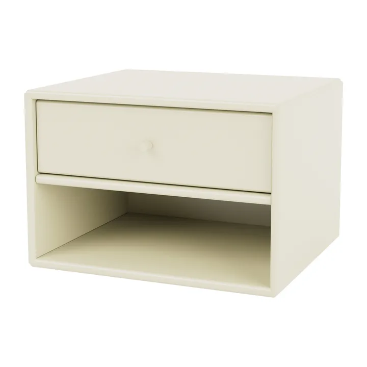 Dash bedside table - Vanilla 150, incl. hanging rail - Montana