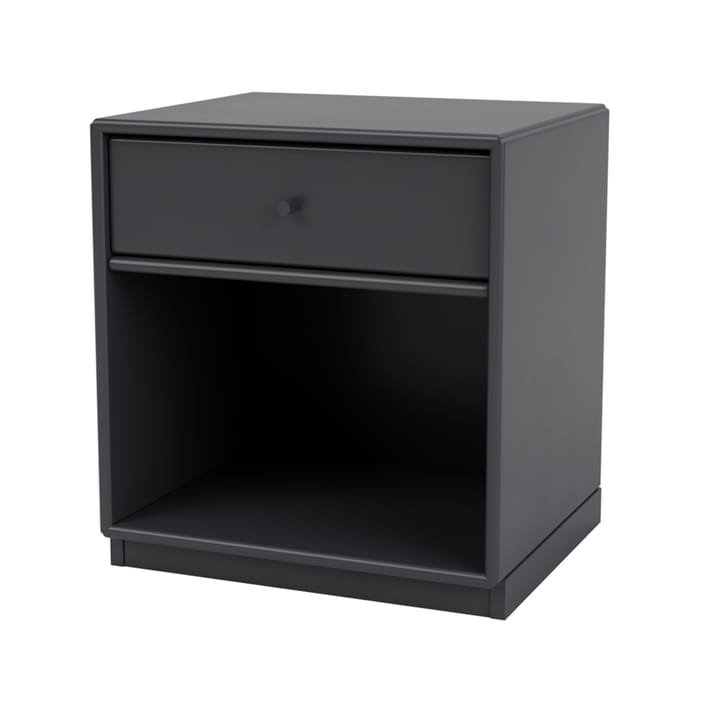 Dream bedside table - Anthracite 04, base 3cm - Montana