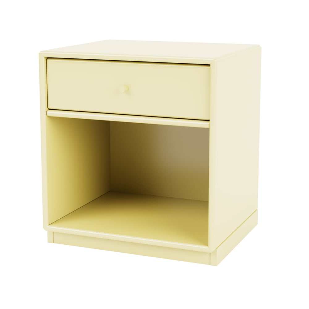 Montana Dream bedside table Camomile 159, base 3cm | Scandinavian Design | Bedside tables | Yellow