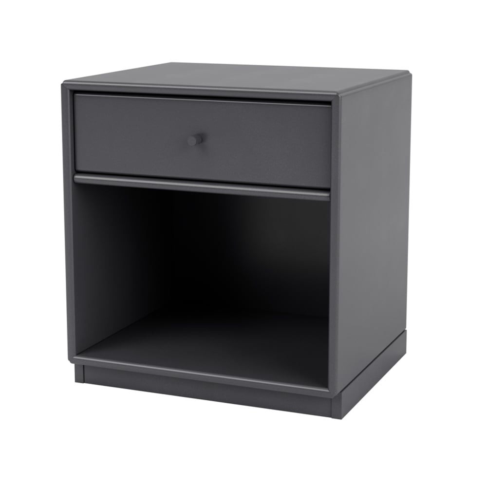 Montana Dream bedside table Coal 36, base 3cm | Scandinavian Design | Bedside tables | Grey