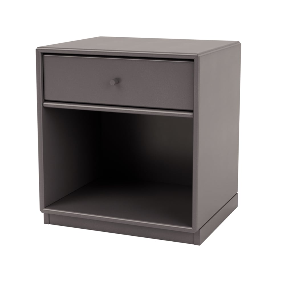 Montana Dream bedside table Coffee 35, base 3cm | Scandinavian Design | Bedside tables | Brown