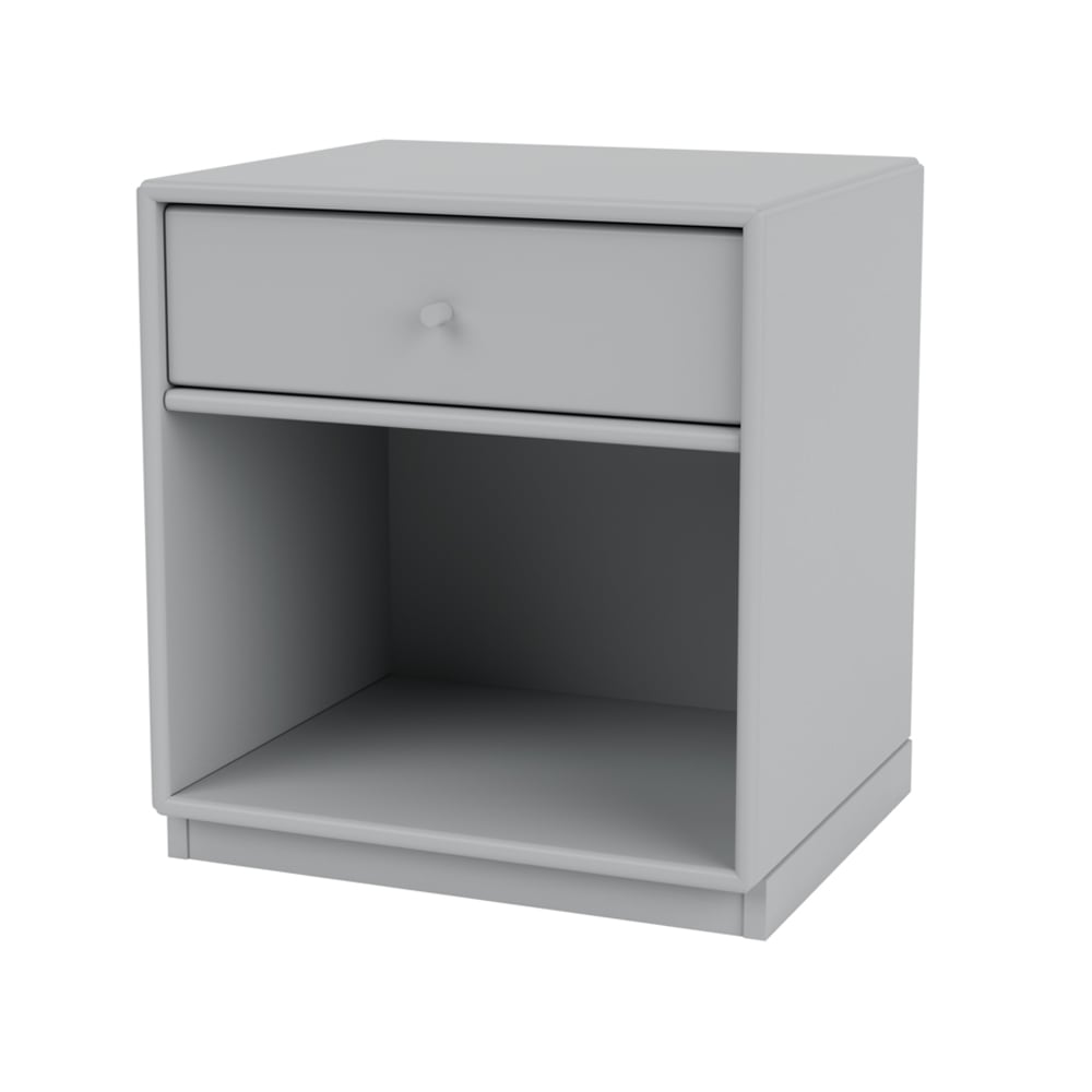 Montana Dream bedside table Fjord 02, base 3cm | Scandinavian Design | Bedside tables | Grey