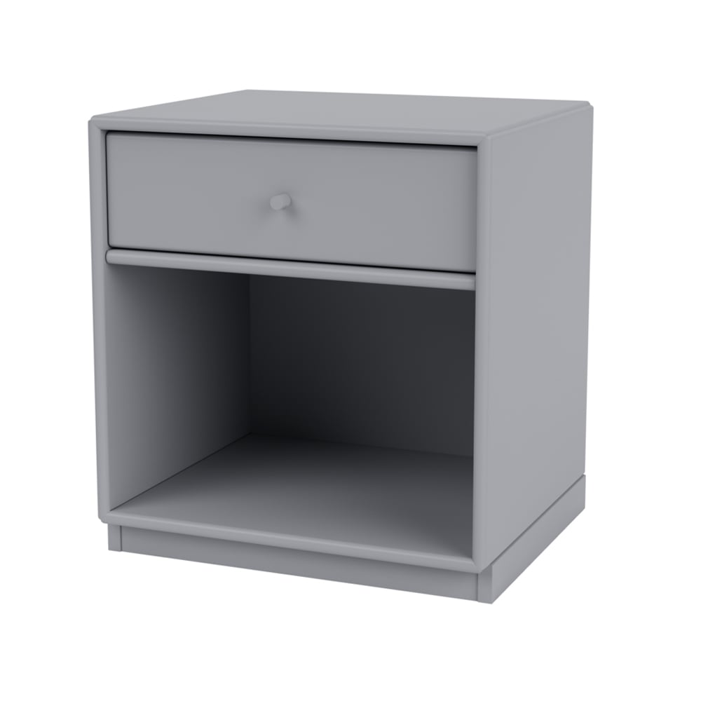 Montana Dream bedside table Graphic 100, base 3cm | Scandinavian Design | Bedside tables | Grey