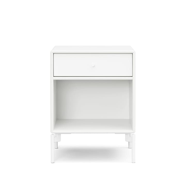 Dream bedside table - New white 101 drawer - snow legs - Montana