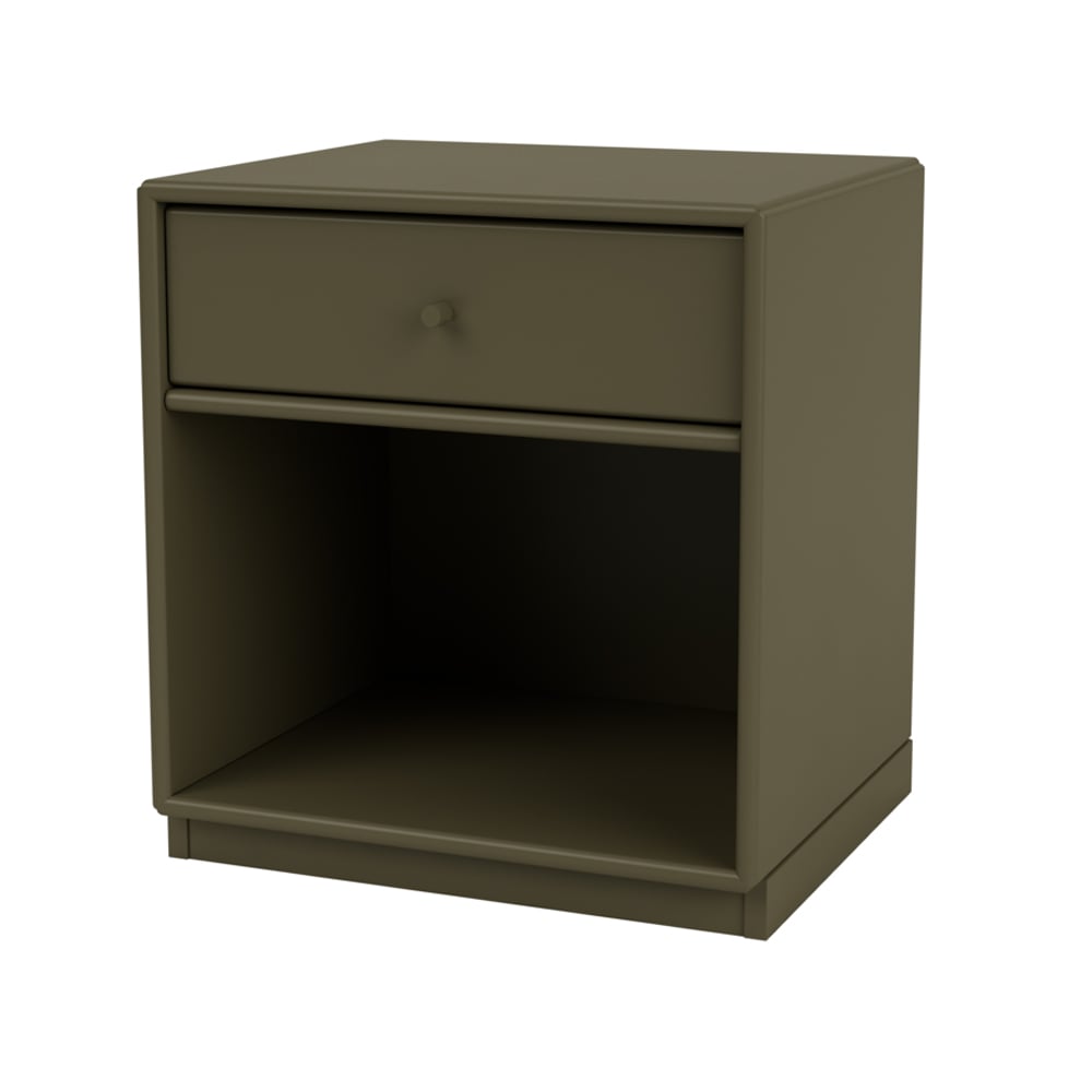 Montana Dream bedside table Oregano 139, base 3cm | Scandinavian Design | Bedside tables | Green