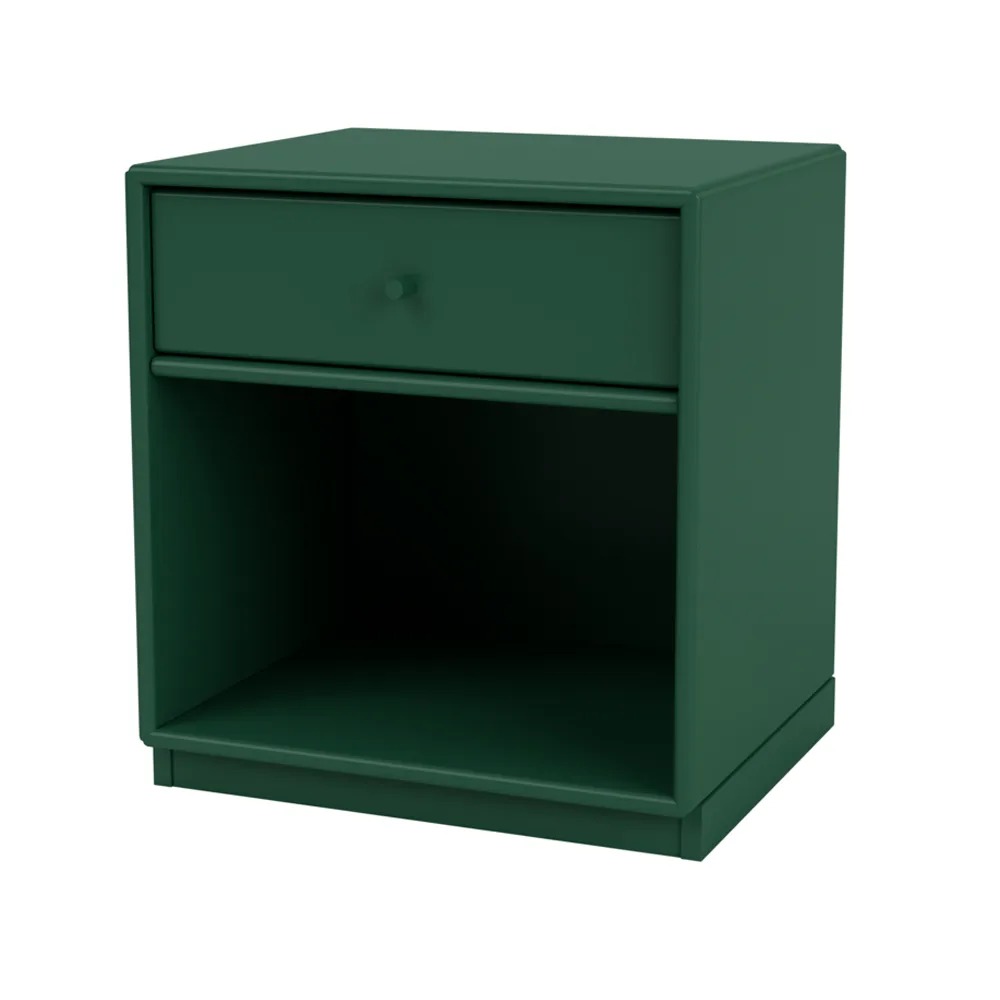 Montana Dream bedside table Pine 136, base 3cm | Scandinavian Design | Bedside tables | Green