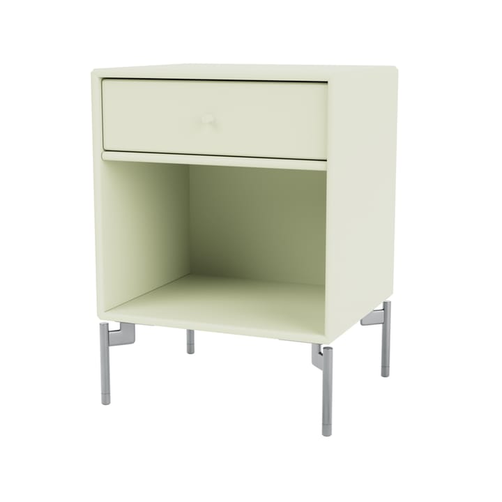 Dream bedside table - Pomelo 140, chrome legs - Montana