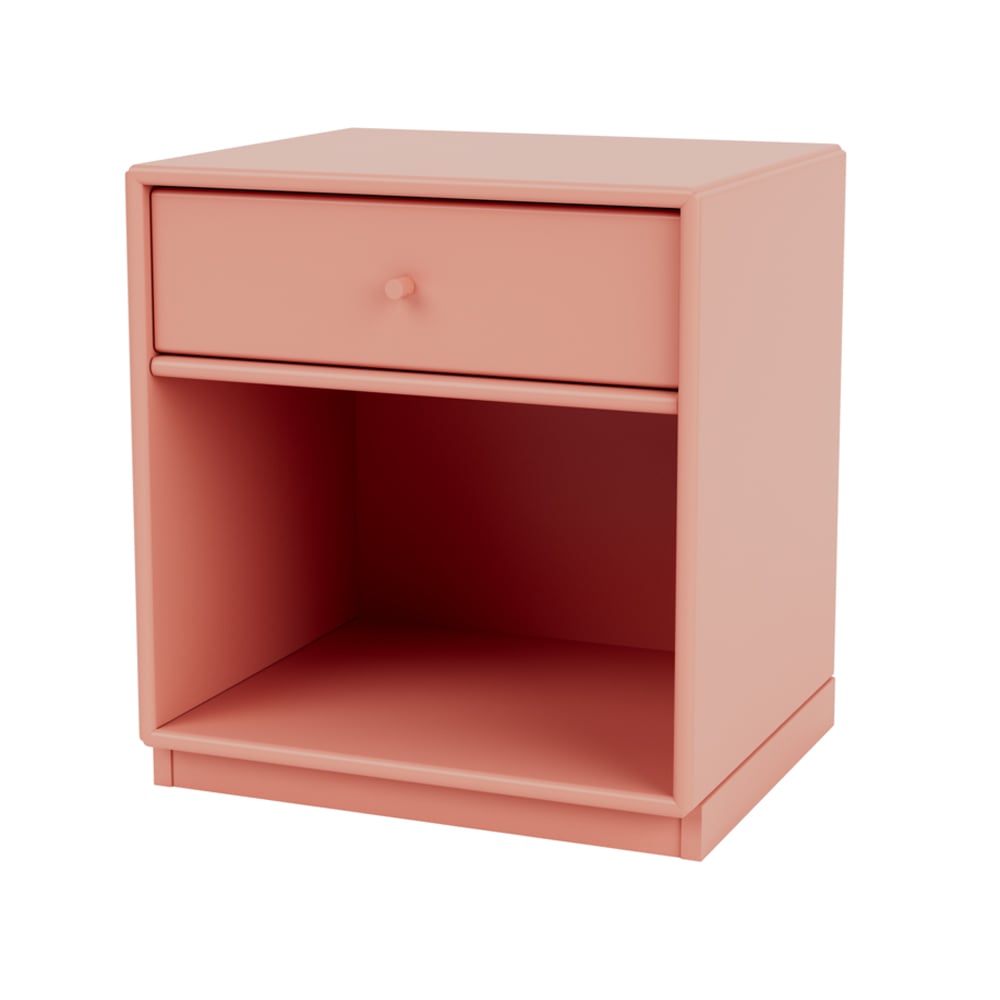 Montana Dream bedside table Rhubarb 151, base 3cm | Scandinavian Design | Bedside tables | Pink