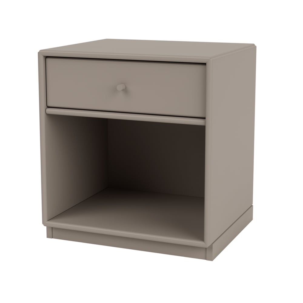Montana Dream bedside table Truffle 141, base 3cm | Scandinavian Design | Bedside tables | Beige