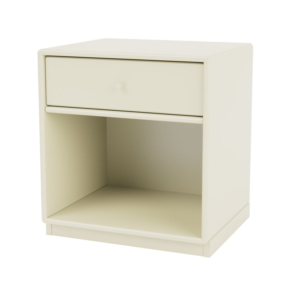 Montana Dream bedside table Vanilla 150, base 3cm | Scandinavian Design | Bedside tables | Beige