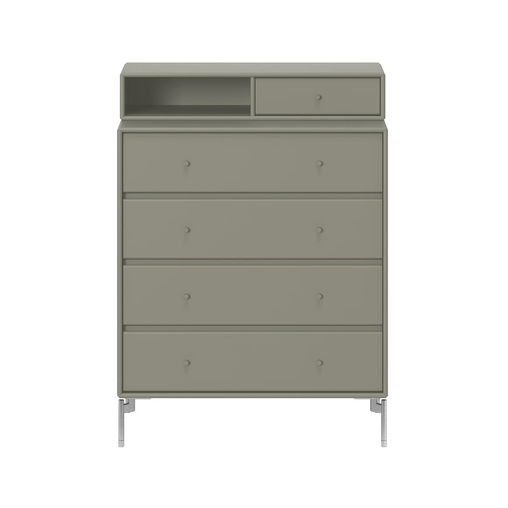Montana Keep dresser Fennel 144. chrome legs | Scandinavian Design | Green
