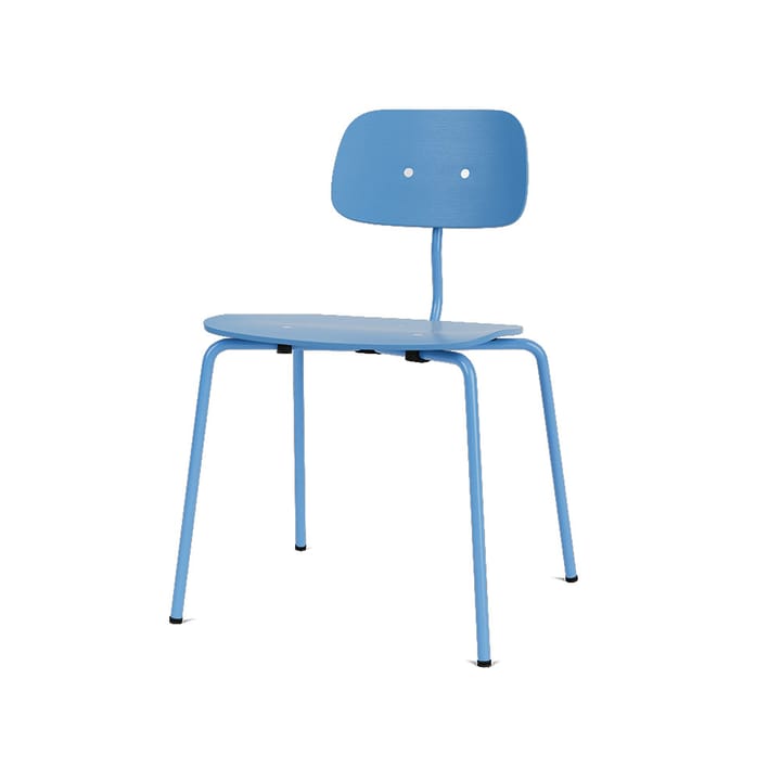Kevi 2060 chair - Azure laquered stand stained ash - Montana