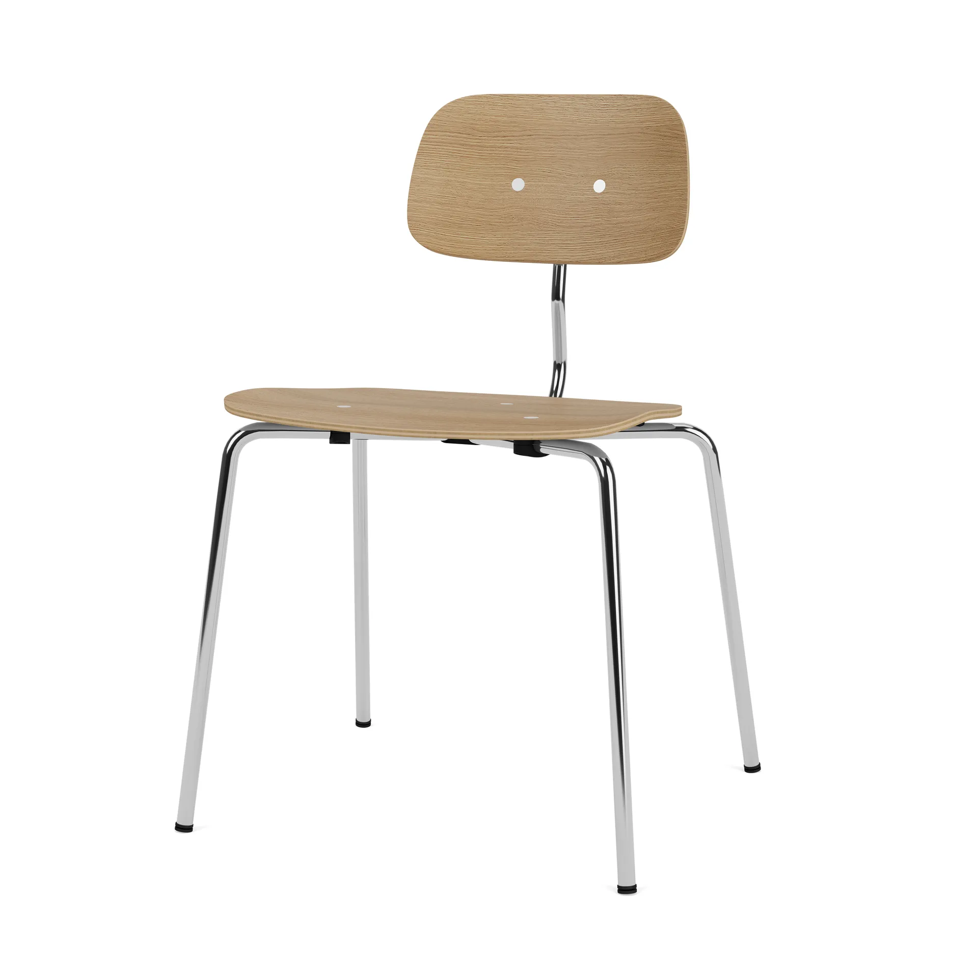 Kevi 2060 chair, Oak-chrome Montana