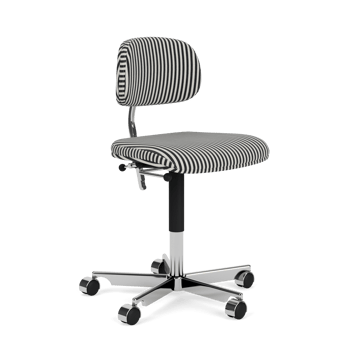 Kevi 2534U Office chair - Stripe-aluminum - Montana