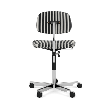 Kevi 2534U Office chair - Stripe-aluminum - Montana