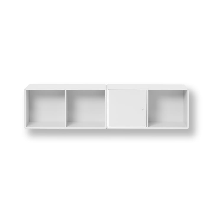 Line shelf module wall hung 1 door - New white 101 - Montana