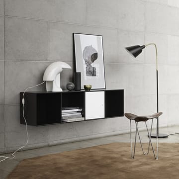 Line shelf module wall hung 1 door - Nordic 09 - Montana