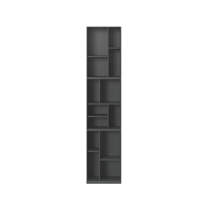 Loom bookshelf - Anthracite 04 with 3 cm base - Montana