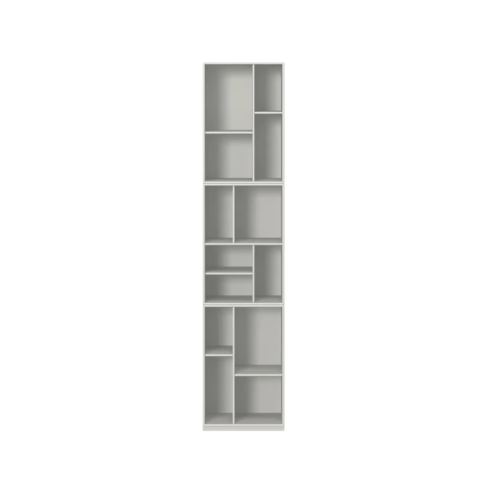 Montana Loom bookshelf Nordic 09, incl. 3 cm base | Scandinavian Design | Shelves & shelving systems | Grey