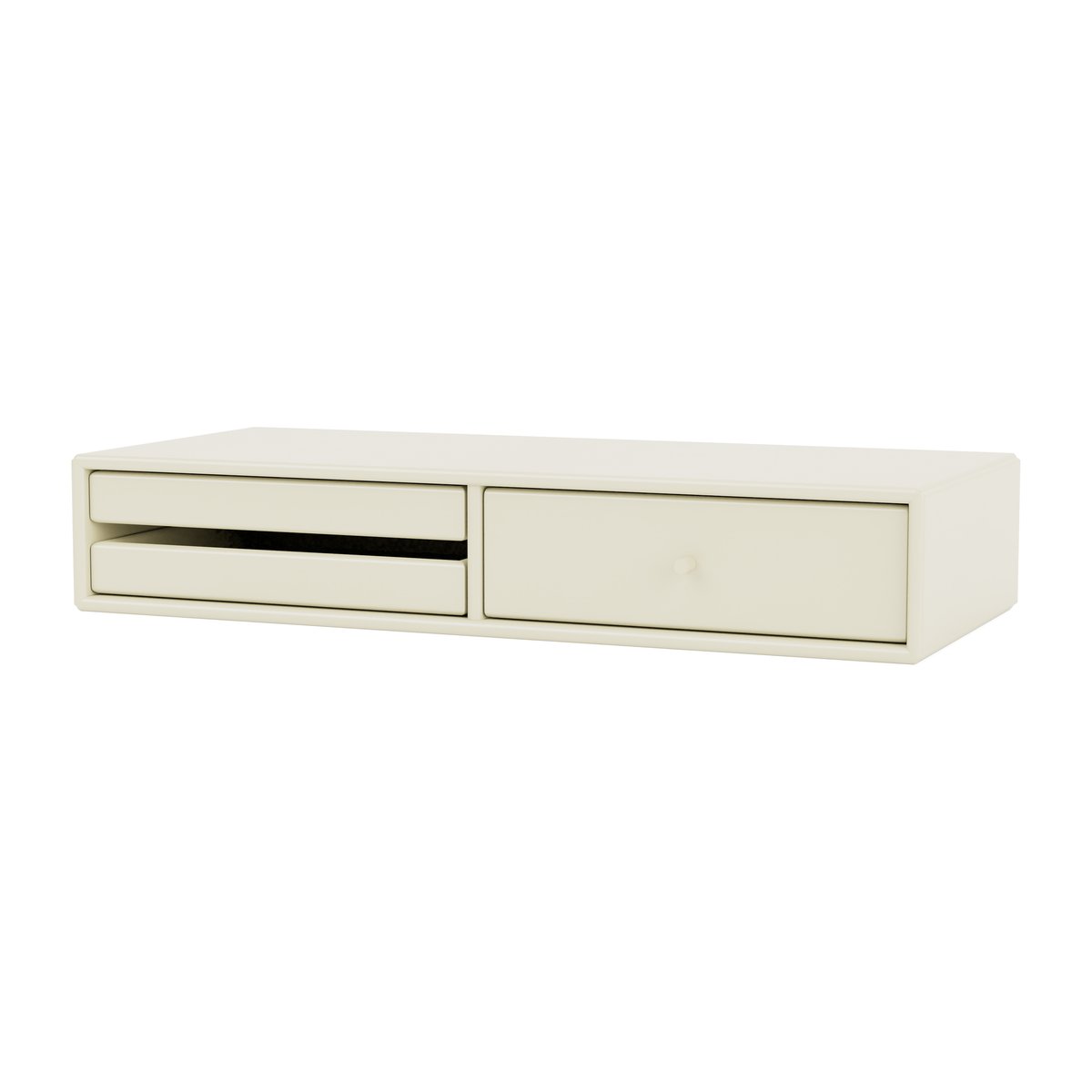 Montana MAKEUP make-up table, wall hung Vanilla | Scandinavian Design | Desks | Beige