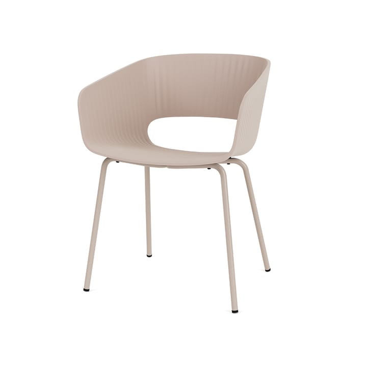 Marée 401 chair - Mushroom lacquered metal legs - Montana