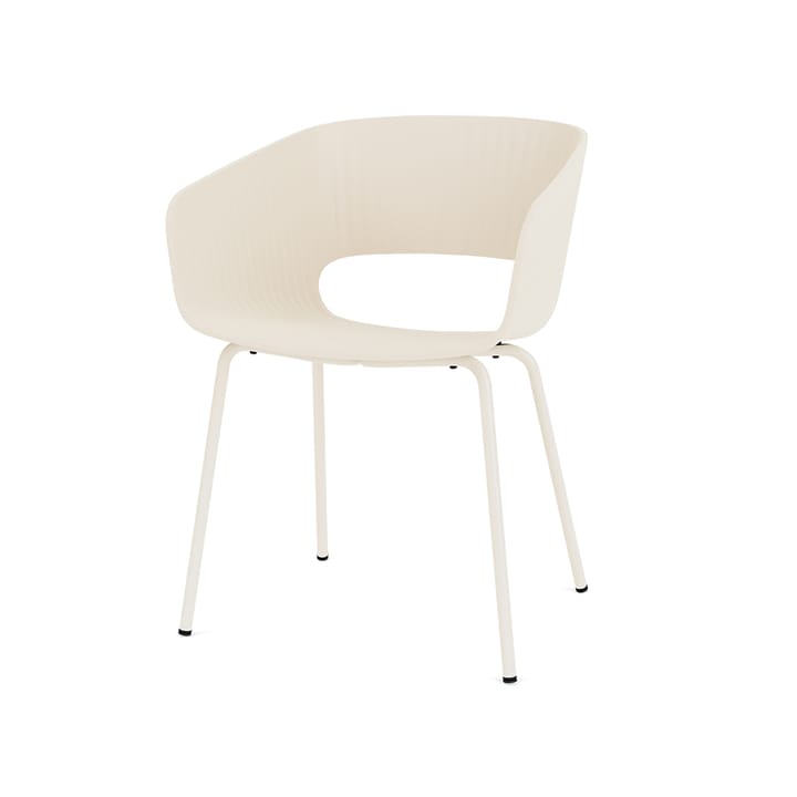 Marée 401 chair - Oat 158 legs powder coated metal - Montana