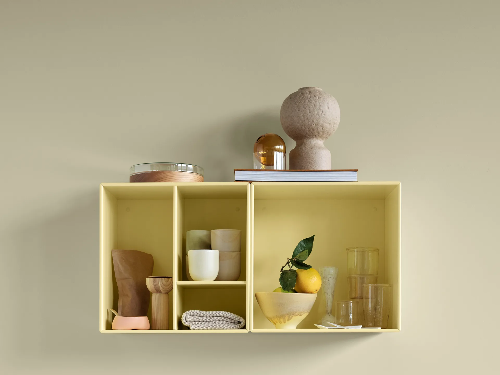 Montana Mini 1001 shelf 35x35 cm, Camomile Montana