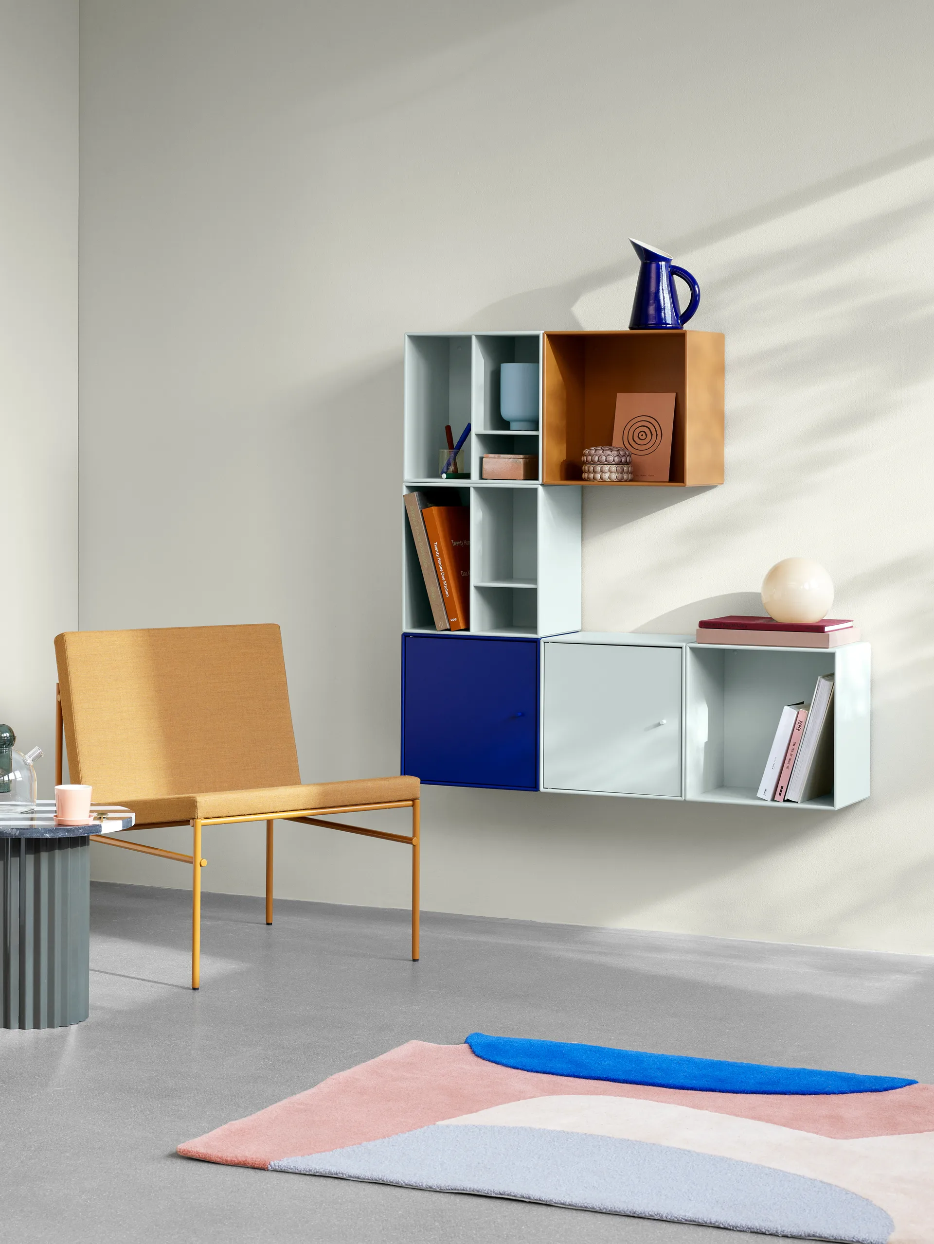 Montana Mini 1001 shelf 35x35 cm, Mist Montana