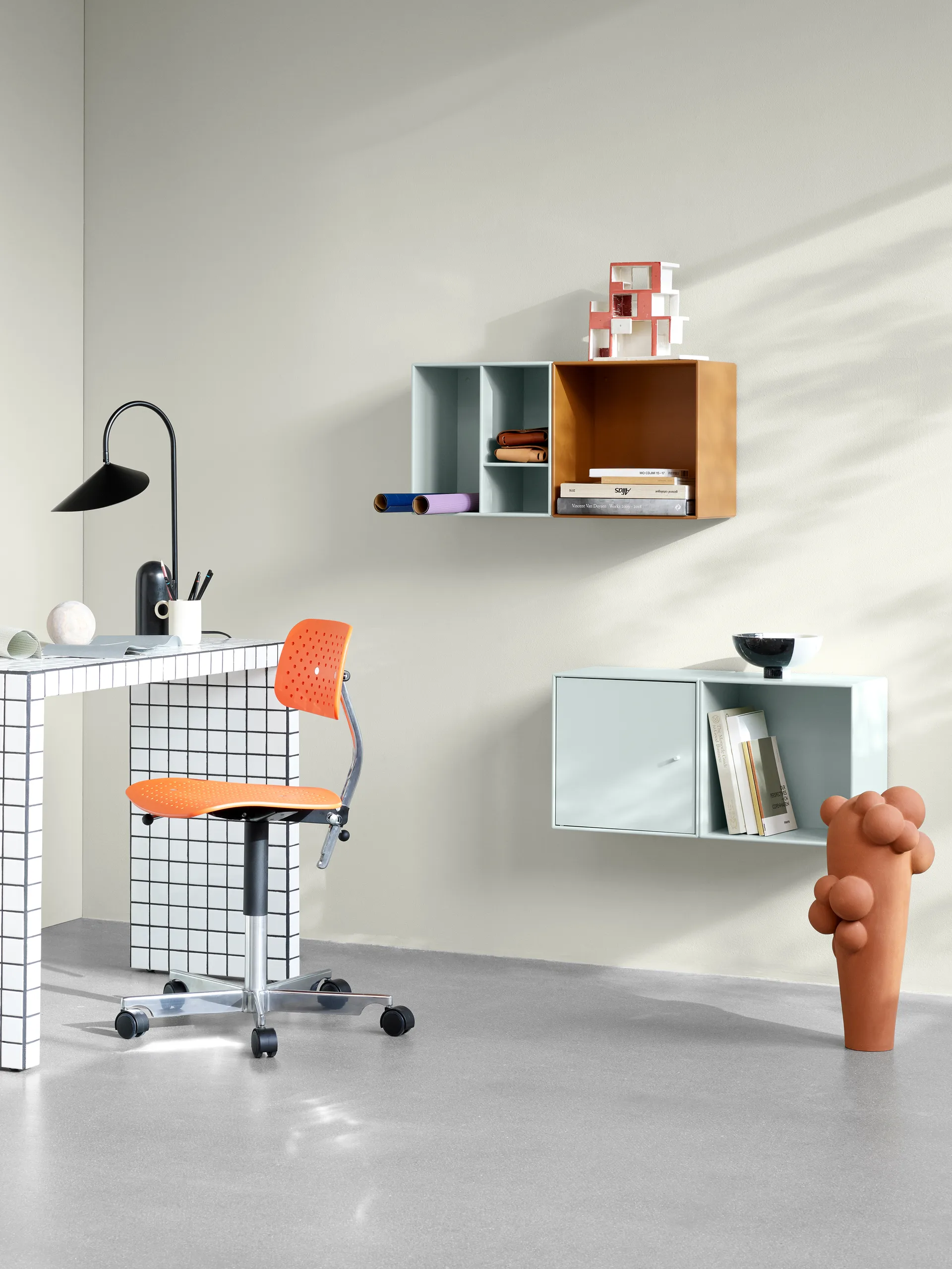 Montana Mini 1002 shelf 35x35 cm, Mist Montana