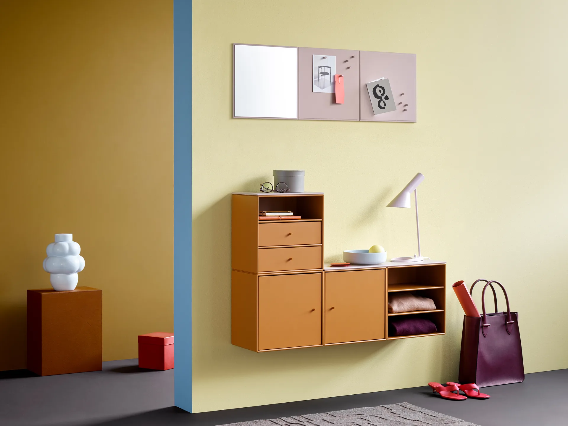 Montana Mini 1004 shelf 35x35 cm, Amber Montana