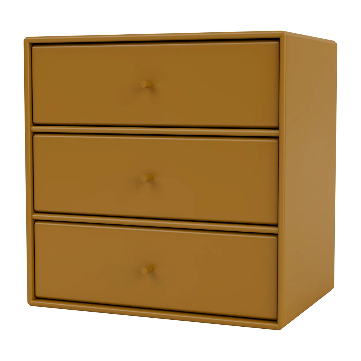 Montana Mini 1007 shelf 35x35 cm Amber | Scandinavian Design | Shelves & shelving systems | Brown