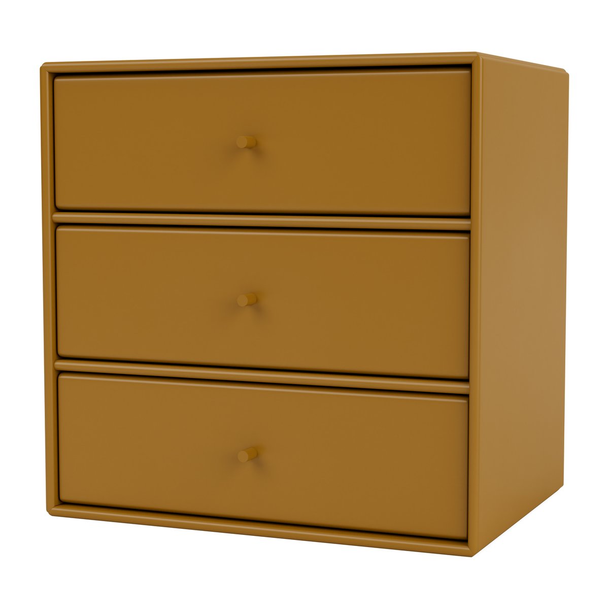 Montana Mini 1007 shelf 35x35 cm Amber | Scandinavian Design | Shelves & shelving systems | Brown