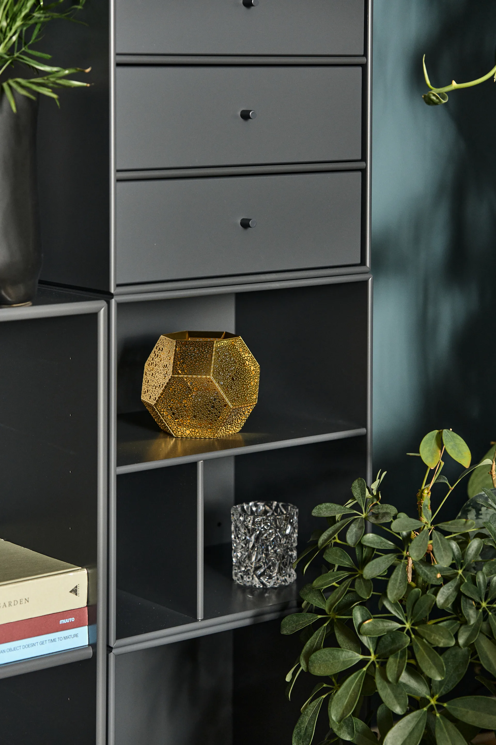 Montana Mini 1007 shelf 35x35 cm, Anthracite Montana