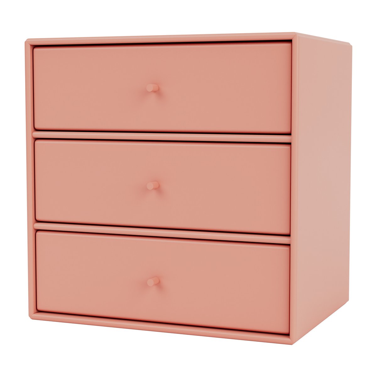 Montana Mini 1007 shelf 35x35 cm Rhubarb | Scandinavian Design | Shelves & shelving systems | Pink