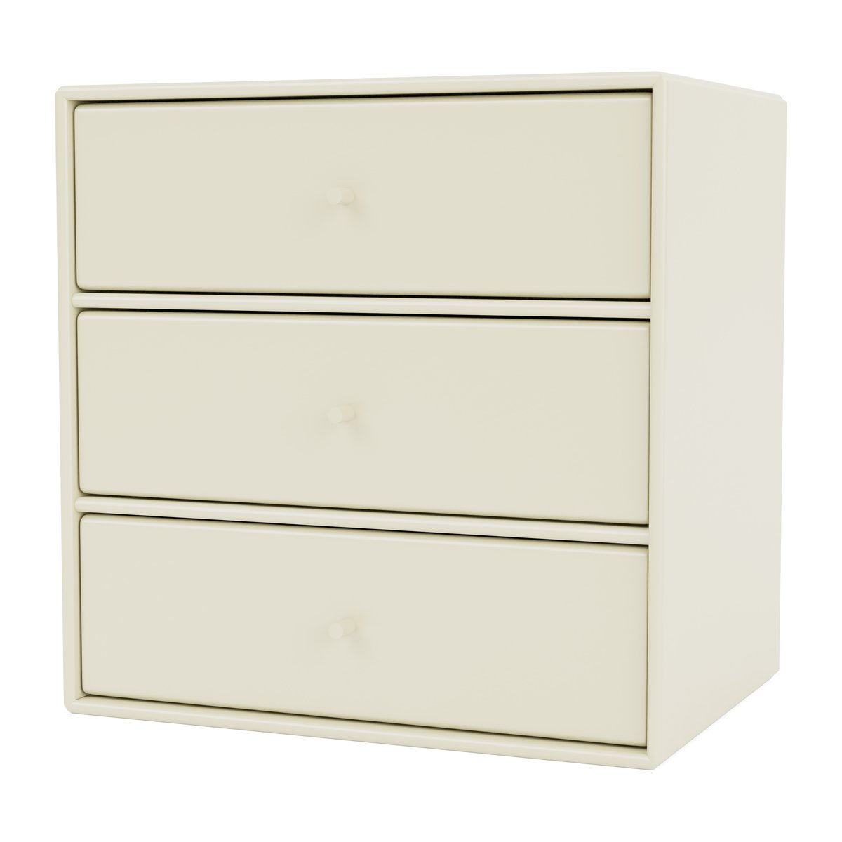 Montana Mini 1007 shelf 35x35 cm Vanilla | Scandinavian Design | Shelves & shelving systems | Beige