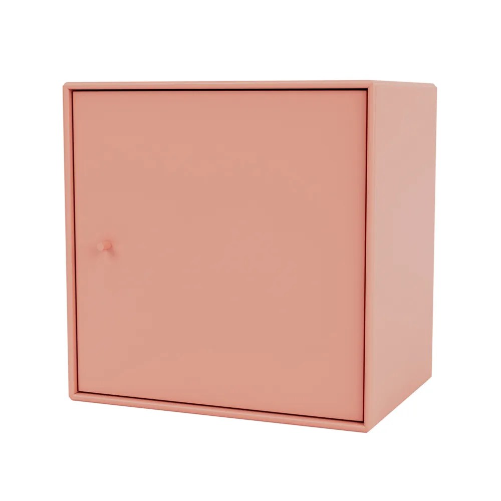 Montana Mini 1103 shelf module, Rhubarb 151. with door Montana