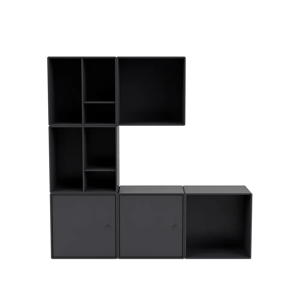 Montana Mini shelving system 6x2 Anthracite Montana