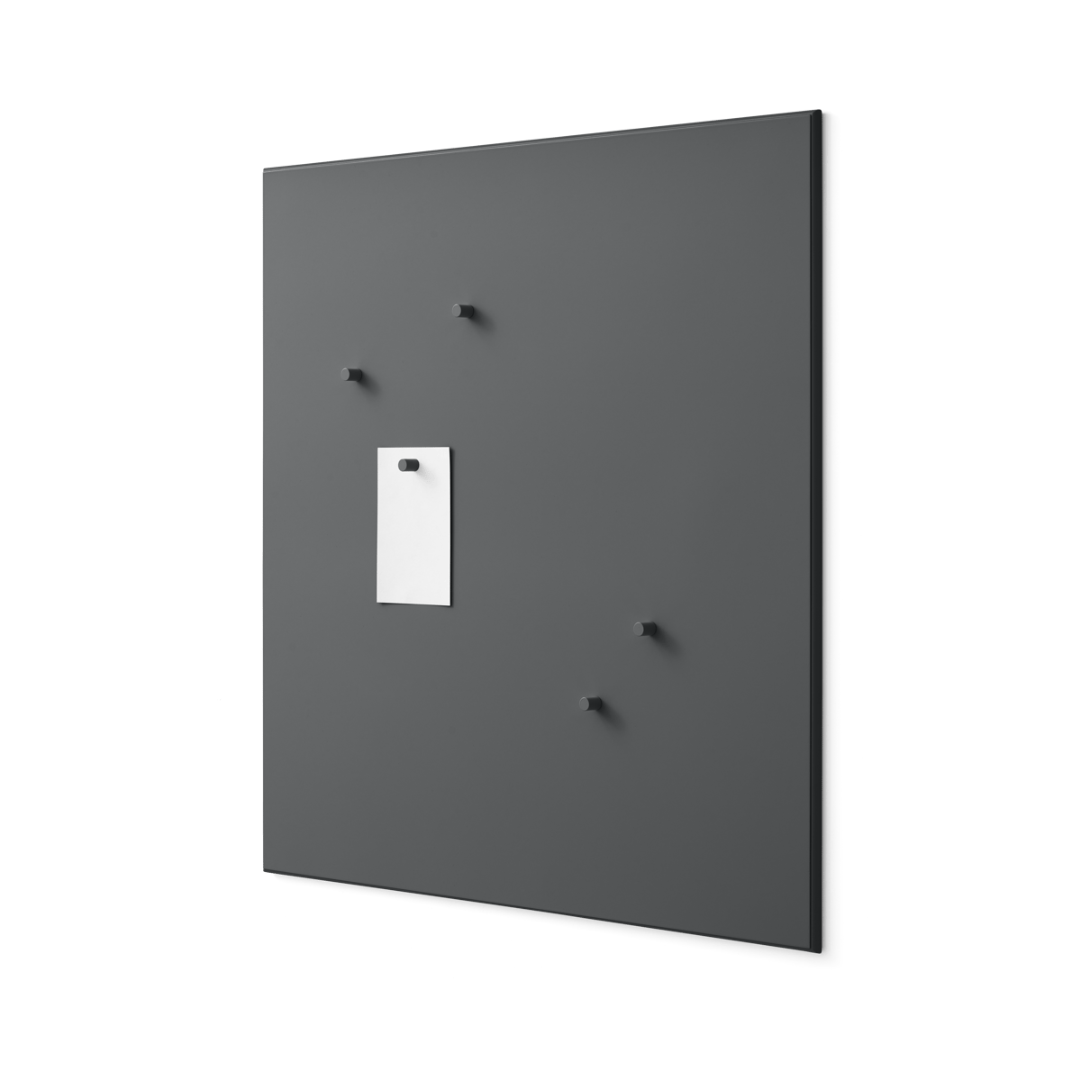 Montana noticeboard 69.6x69.6 cm Anthracite | Scandinavian Design | Clothes hooks & hangers | Grey