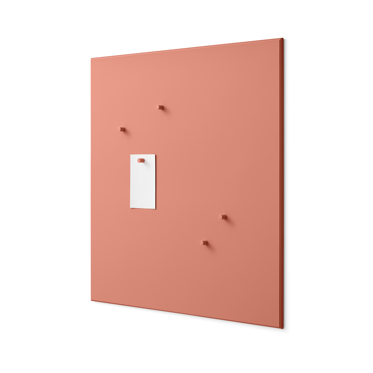Montana noticeboard 69.6x69.6 cm Rhubarb | Scandinavian Design | Clothes hooks & hangers | Pink