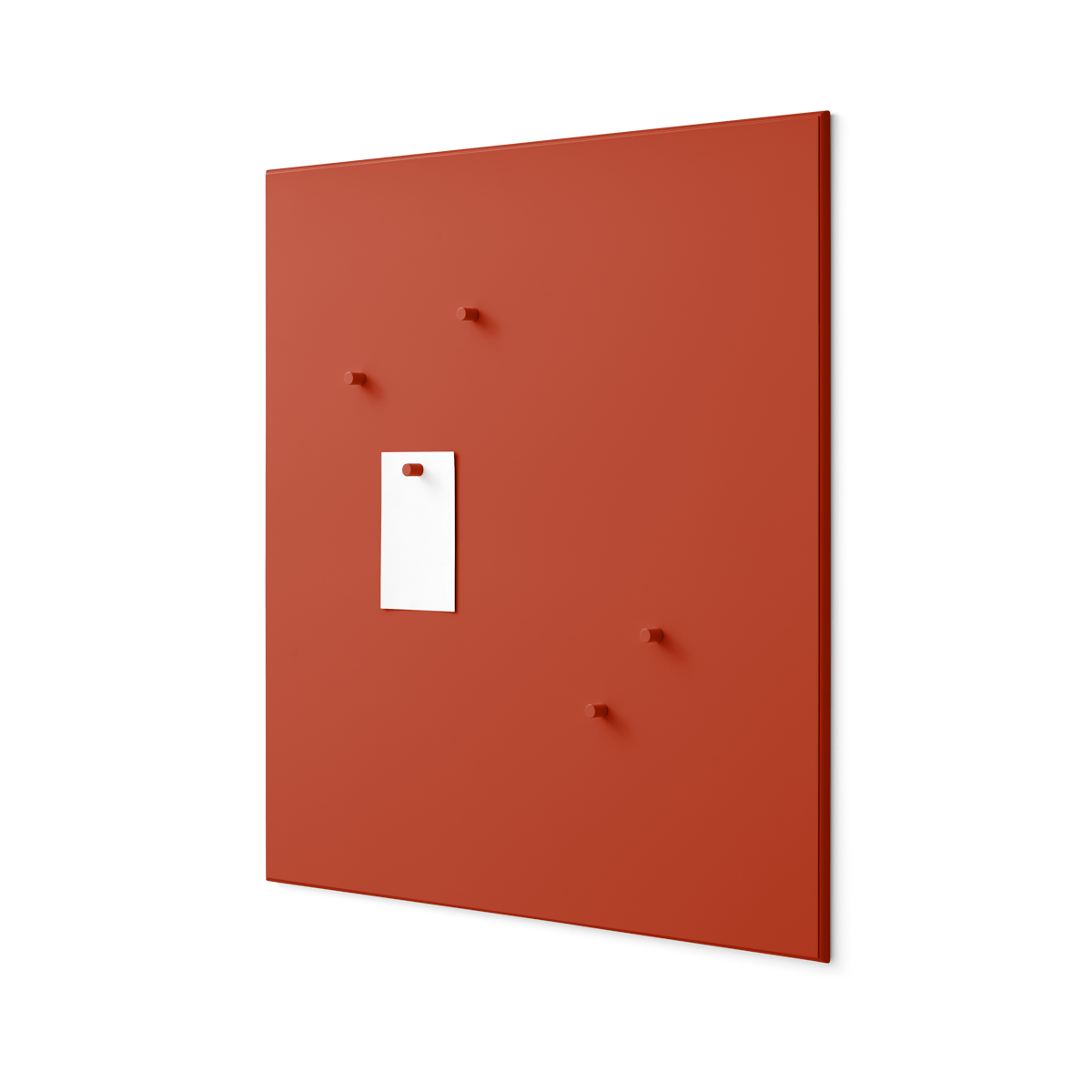 Montana noticeboard 69.6x69.6 cm Rosehip | Scandinavian Design | Clothes hooks & hangers | Orange