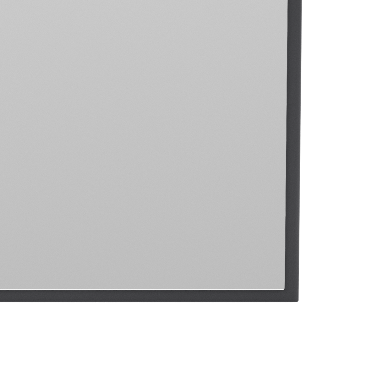 Montana rectangular mirror 69.6x105 cm Anthracite | Scandinavian Design | Wall mirrors | Grey