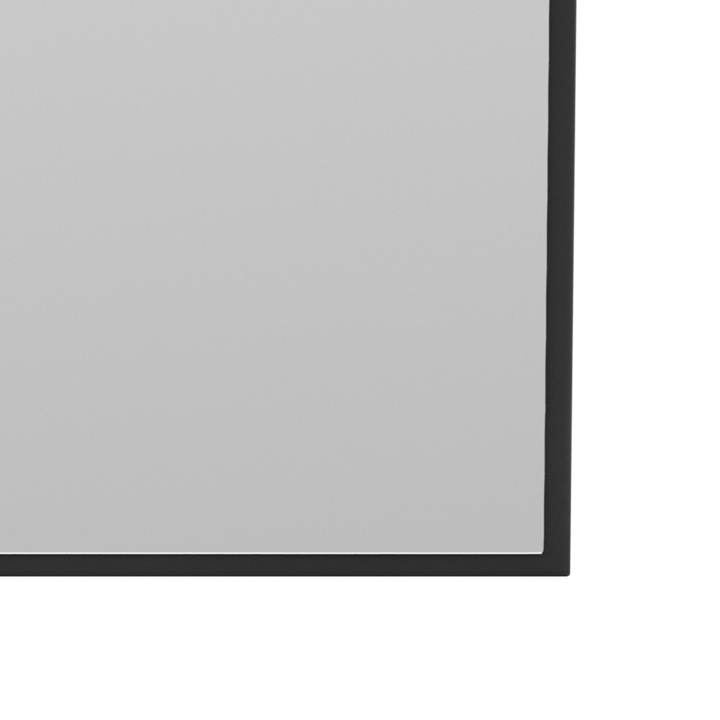 Montana rectangular mirror 69.6x105 cm - Black - Montana